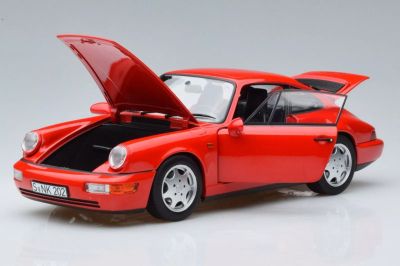 Метална кола Porsche 911 Carrera 2 1990 Norev 1:18 - 187320