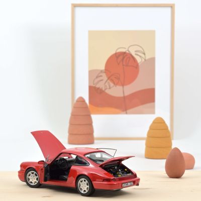 Метална кола Porsche 911 Carrera 2 1990 Norev 1:18 - 187320