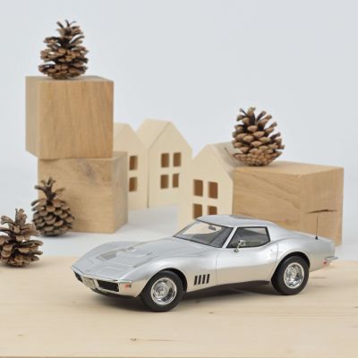 Метална кола Chevrolet Corvette Coupe 1969 Norev 1:18 - 189032