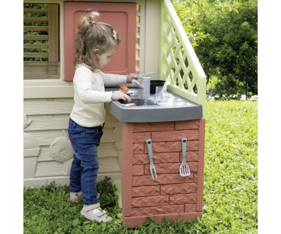 Градинска къща с кухня Smoby Life Kitchen 7600810739