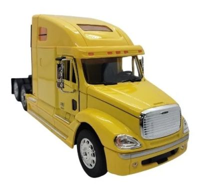 Метален камион Freightliner Columbia Welly 1/32 жълт