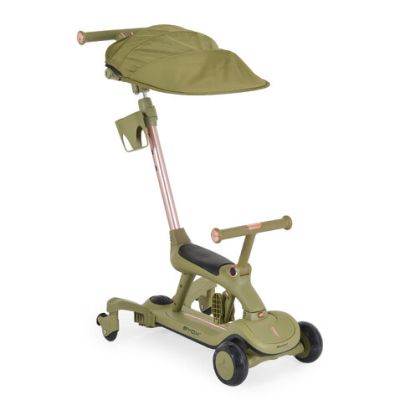 Тротинетка със седалка и родителски контрол Byox Cornet 6в1 green