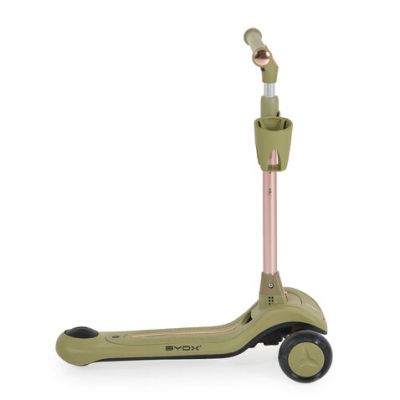 Тротинетка със седалка и родителски контрол Byox Cornet 6в1 green