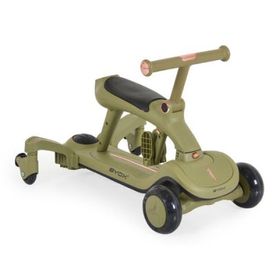 Тротинетка със седалка и родителски контрол Byox Cornet 6в1 green