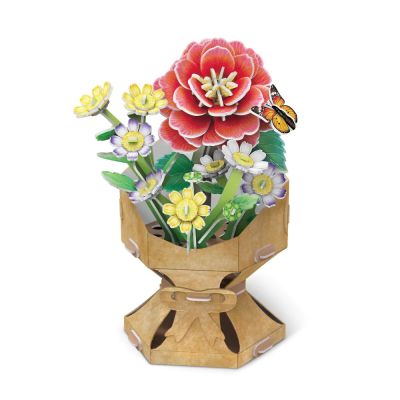 Пъзел 3D Flower Bouquet Камелия CubicFun W3302h 