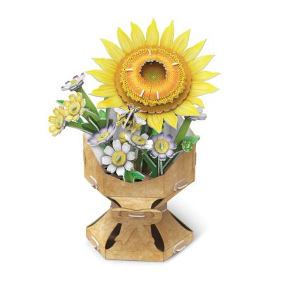 Пъзел 3D Flower Bouquet Слънчоглед CubicFun W3303h