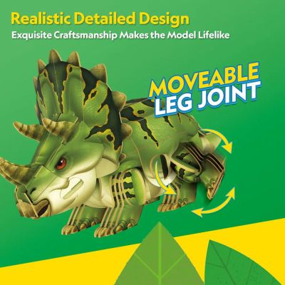 Пъзел 3D Dinosaur Трицератопс CubicFun DS1168h