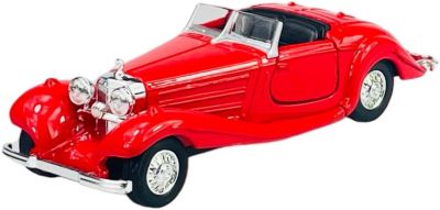 Метален ретро автомобил Mercedes-Benz 500 K 1936 Cabrio Welly 1:34  