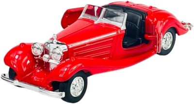 Метален ретро автомобил Mercedes-Benz 500 K 1936 Cabrio Welly 1:34  