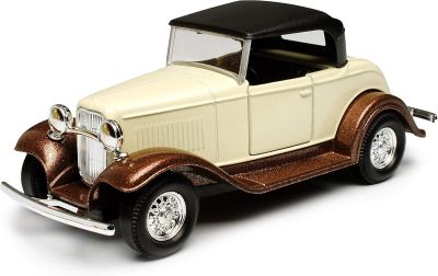 Метален ретро автомобил Ford Roadster Cabrio Welly 1:34  