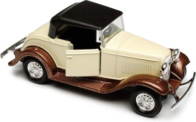Метален ретро автомобил Ford Roadster Cabrio Welly 1:34  