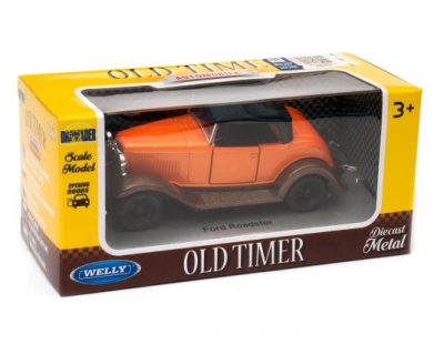 Метален ретро автомобил Ford Roadster 1:34 Welly  