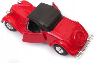 Метален ретро автомобил Citroen 11B 1939 Cabrio Welly 1:34 