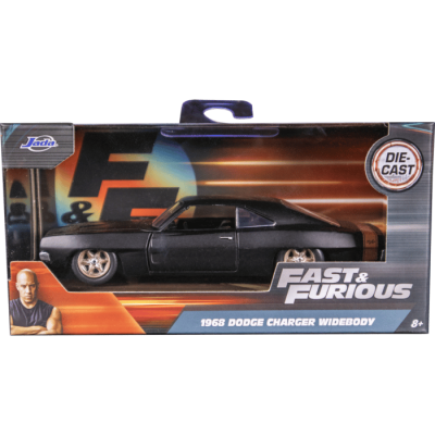 Метален автомобил Dodge Charger Widebody 1968 Fast & Furious 1:32 Jada Toys 24075