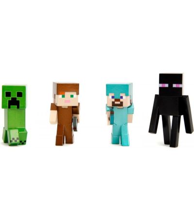 Комплект от 4 фигурки Minecraft Nano JADA 253262004