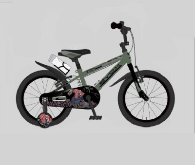 Детски велосипед MONSTER BYOX 16" зелен