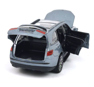 Метална кола Mercedes-Benz maybach GLS 600 със звук 1:28 сив