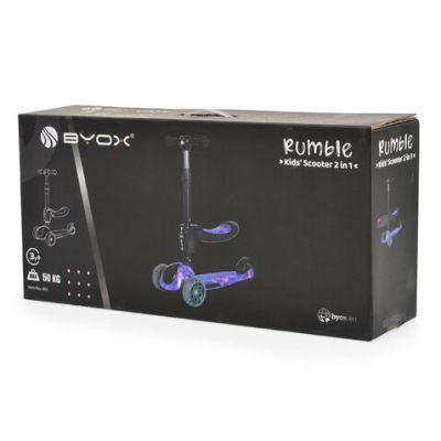Сгъваема тротинетка със седалка Byox Rumble Wild-Dragon