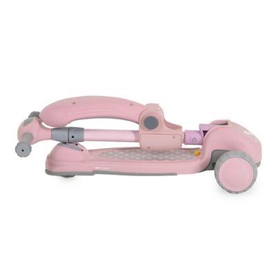Сгъваема тротинетка със седалка Byox Checkmate Lace-Pink