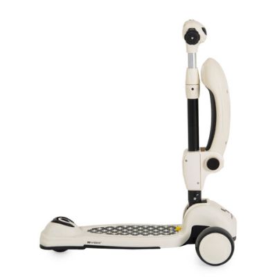 Сгъваема тротинетка със седалка Byox Checkmate Royal-White