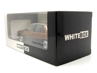 Метална кола Peugeot 305 1977 WHITE BOX 124243