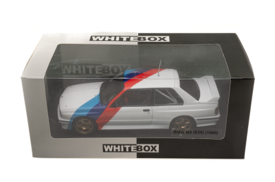 Метална кола BMW M3 E30 1989 WHITE BOX 124244 