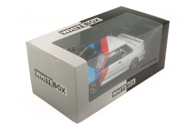 Метална кола BMW M3 E30 1989 WHITE BOX 124244 