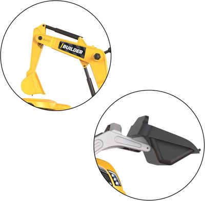 Детски трактор с педали,ремарке и товарач Smoby Builder Max 7600710304