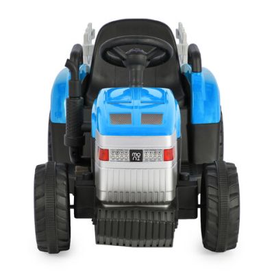 Детски акумулаторен трактор с ремaрке Dallas син