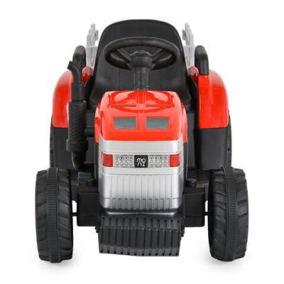 Детски акумулаторен трактор с ремaрке Dallas червен