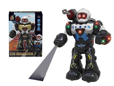 Робот с проектор Star Warrior