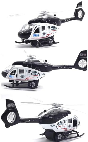 Метален Вертолет Хеликоптер с звук и светлина