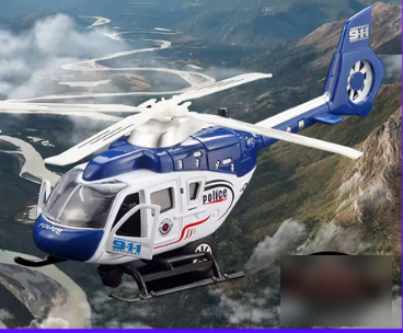 Метален Вертолет Хеликоптер с звук и светлина