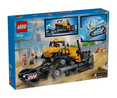 Конструктор LEGO City 60466 Жълт булдозер