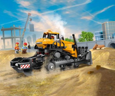 Конструктор LEGO City 60466 Жълт булдозер
