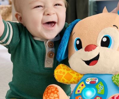Образователно кученце на български език Fisher Price момче Laugh&Learn 