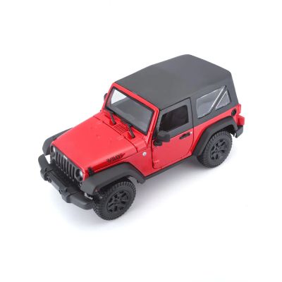 Метален джип Jeep Wrangler Maisto 1:18 - 31676 червен