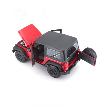 Метален джип Jeep Wrangler Maisto 1:18 - 31676 червен