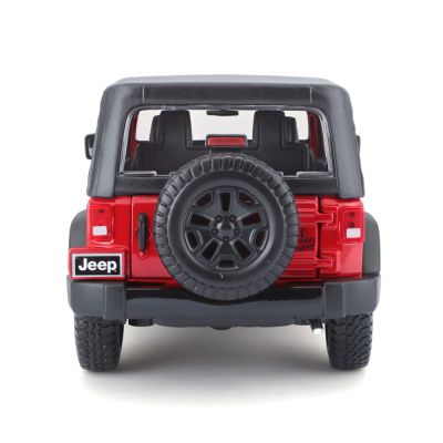 Метален джип Jeep Wrangler Maisto 1:18 - 31676 червен