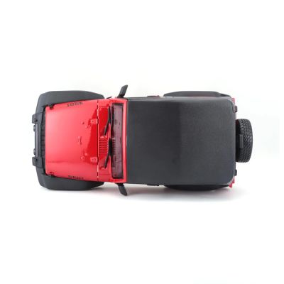 Метален джип Jeep Wrangler Maisto 1:18 - 31676 червен