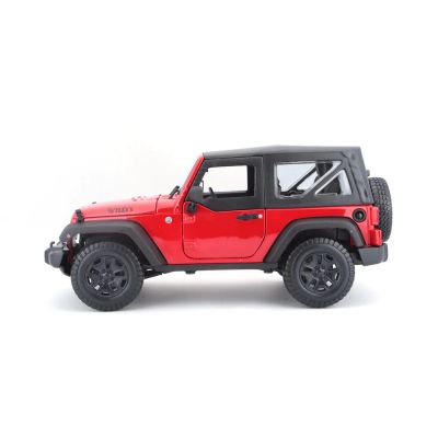 Метален джип Jeep Wrangler Maisto 1:18 - 31676 червен
