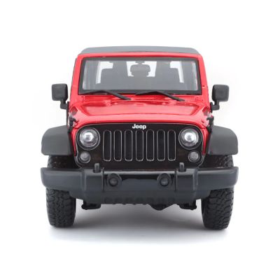 Метален джип Jeep Wrangler Maisto 1:18 - 31676 червен