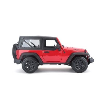 Метален джип Jeep Wrangler Maisto 1:18 - 31676 червен