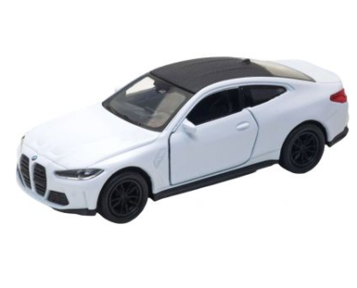 Метална кола BMW M4 Welly 1:34 бяла