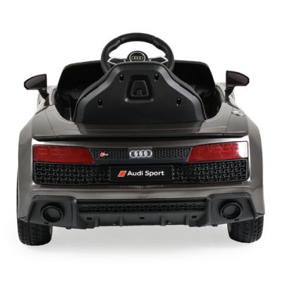 Акумулаторна кола Audi R8 Spyder сив