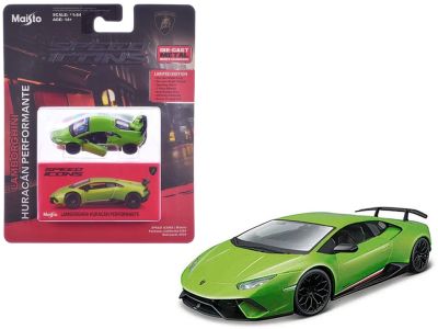 Метална кола Lamborghini Huracan Performante MAISTO 1:64 зелен