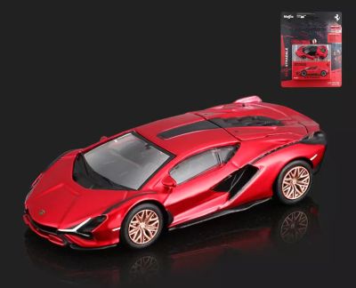 Метална кола Lamborghini Sian FKP 37 MAISTO 1:64 red