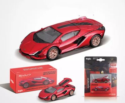 Метална кола Lamborghini Sian FKP 37 MAISTO 1:64 red