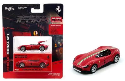 Метална кола Ferrari Monza SP1 MAISTO 1:64 red