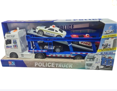 Полицейски автовоз с коли Police